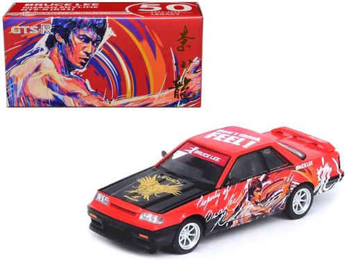 1/64 INNO Nissan Skyline GTS-R (R34) Bruce Lee Red