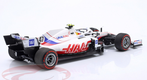 1/18 Minichamps 2021 Formula 1 Mick Schumacher Haas VF-21 #47 Netherlands GP Car Model