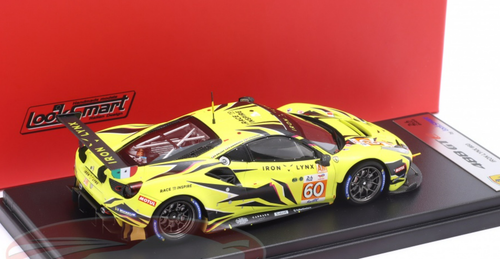 1/43 LookSmart 2022 Ferrari 488 GTE Evo #60 24h LeMans Iron Lynx Claudio Schiavoni, Alessandro Balzan, Raffaele Giammaria Car Model