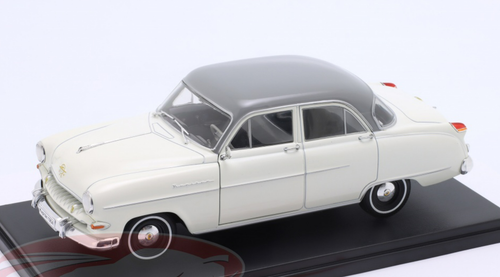 1/24 Hachette 1954 Opel Kapitän (White & Grey) Diecast Car Model