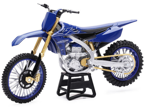 Yamaha YZ450F Blue and White 1/12 Diecast Motorcycle Model by