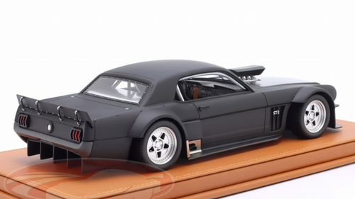 1/18 TopMarques 1965 Ford Mustang Hoonigan V2 Black Edition (Matte Black) Resin Car Model