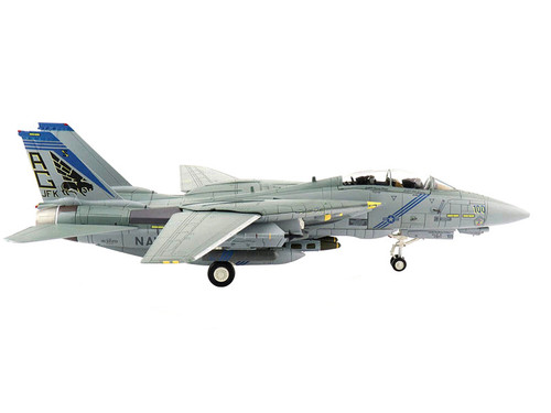Grumman F-14B Tomcat Fighter Aircraft "OEF VF-143 'Pukin Dogs'" (2002) "Air Power Series" 1/72 Diecast Model by Hobby Master