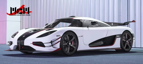 1/18 MCM Koenigsegg one 1 White Resin Car Model