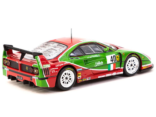 1/64 Tarmac Works Ferrari F40 LM 24h of Le Mans 1995 Diecast Car
