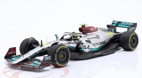 1/18 Spark 2022 Formula 1 Lewis Hamilton Mercedes-AMG F1 W13 #44 Belgian GP Car Model