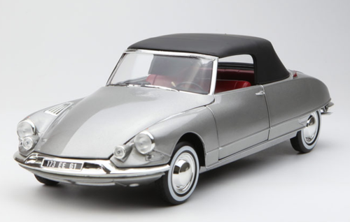 1/18 Norev 1961 Citroen DS19 DS 19 Cabriolet (Silver) Diecast Car Model