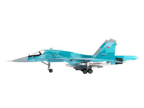 Sukhoi SU-34 Fullback Fighter Aircraft "Russian Air Force Ramenskoye" (2011) 1/72 Diecast Model by JC Wings