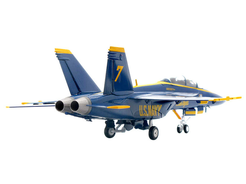 McDonnell Douglas F/A-18F Super Hornet Aircraft "US Navy Blue Angels #7" (2021) 1/72 Diecast Model by JC Wings