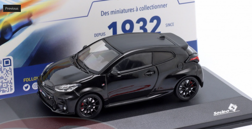 1/43 Solido 2020 Toyota GR Yaris (Black) Diecast Car Model