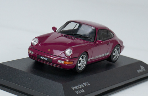 1/43 Solido 1992 Porsche 911 964 RS (Red) Diecast Car Model