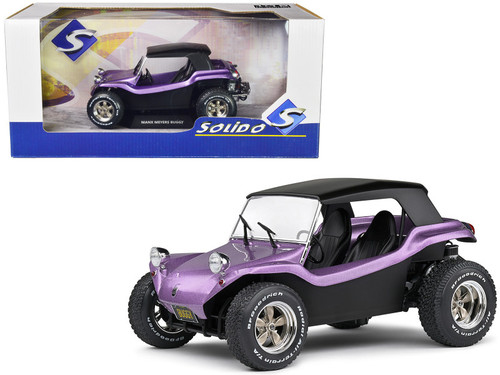 1/18 Solido 1968 Manx Meyers Buggy with Soft Top (Purple Metallic) Diecast Car Model