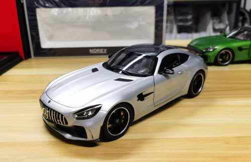 1/18 Norev Mercedes-Benz AMG GTR (Silver) Diecast Car Model