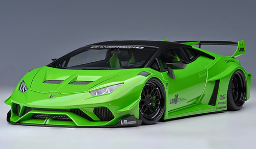 1/18 AUTOart Lamborghini Huracan GT Liberty Walk LB Silhouette Works (Pearl Green) Car Model