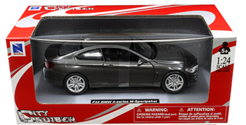 1/24 New Ray BMW 4 Series Coupe F82 (Black) Diecast Car Model