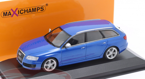 1/43 Minichamps 2008 Audi RS6 RS 6 Avant (C6) (Blue Metallic) Car Model