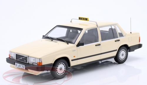 1/18 Minichamps 1986 Volvo 740 GL Taxi Germany (Beige) Diecast Car Model