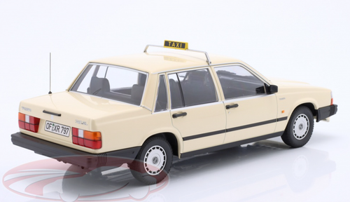 1/18 Minichamps 1986 Volvo 740 GL Taxi Germany (Beige) Diecast Car Model