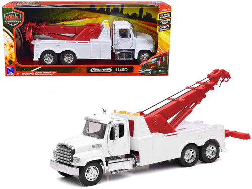 ぶるー Freightliner 114SD Box Truck White 
