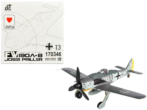 1/72 JC Wings 1945 FW 190A-8 Luftwaffe, JG26, France Model