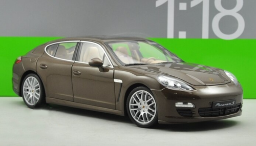 1/18 Welly FX Porsche Panamera S (Brown Coffee) Diecast Car Model