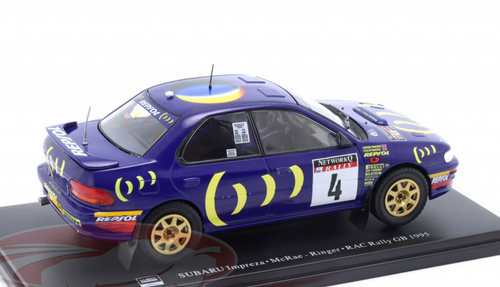 1/24 Altaya 1995 Subaru Impreza 555 #4 Winner RAC Rallye 555 Subaru WRT Colin McRae, Derek Ringer Car Model