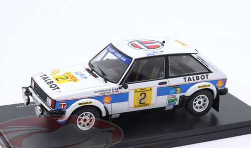 1/24 Altaya 1981 Talbot Sunbeam Lotus #2 Winner Rally codesur Talbot Competition Guy Frequelin, Jean Todt Car Model