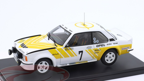 1/24 Altaya 1980 Opel Ascona 400 #7 Winner Rally Sweden Opel Euro Händler Team Anders Kulläng, Bruno Berglund Car Model