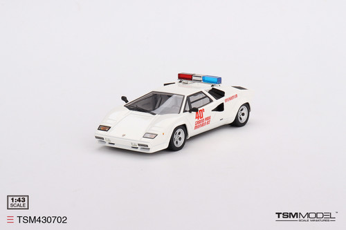 1/43 TSM Lamborghini Countach 1982 Monaco GP Safety Car (White) Car Model