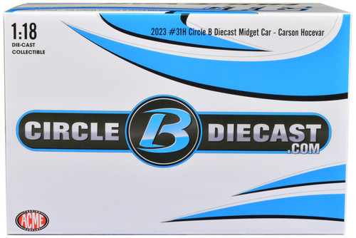 Midget Sprint Car #31H Carson Hocevar "Circle B Diecast" Beilman Motorsports "Lucas Oil Chili Bowl Nationals" (2023) 1/18 Diecast Model Car by ACME
