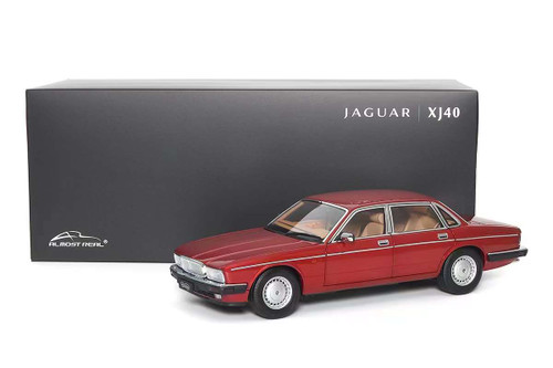 Jaguar XJ40 1/18スケールモデル ミニカー 1/18 Almost Real Jaguar XJ40 (Red) Car Model - LIVECARMODEL.com