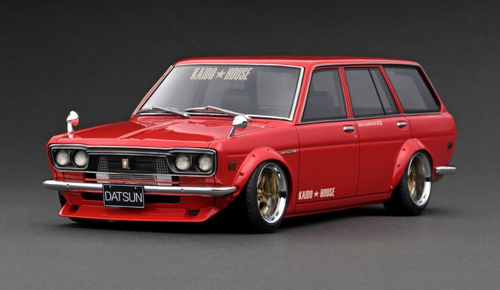 1/18 Ignition Model Datsun Bluebird (510) Wagon Red