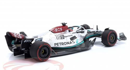 1/18 Minichamps 2022 Formula 1 George Russell Mercedes-AMG F1 W13 #63 Car Model