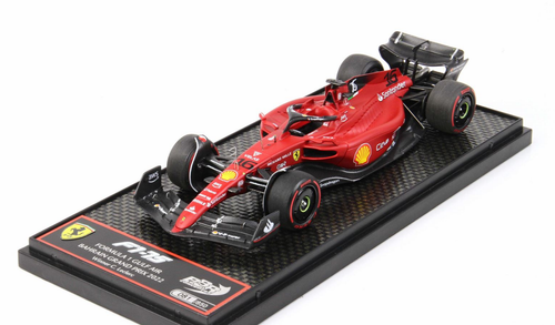 1/18 BBR 2022 Formula 1 Ferrari F1-75 GP Bahrain GP Winner Charles