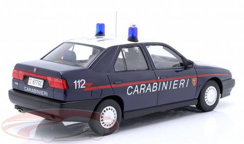 1/18 Triple9 1996 Alfa Romeo 155 Carabinieri (Dark Blue) Car Model