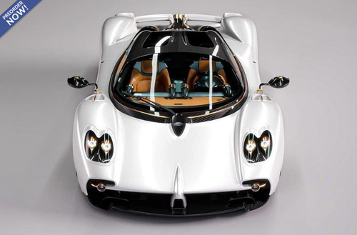 1/18 BBR Pagani Utopia (Pearl White) Resin Car Model