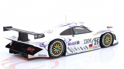 1/18 Dealer Edition 1998 Porsche 911 GT1 #26 Winner 24h LeMans Porsche AG Laurent Aiello, Allan McNish, Stéphane Ortelli Car Model