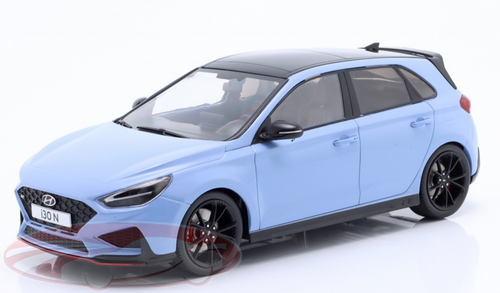 1/18 Modelcar Group 2021 Hyundai i30 N (Performance Blue) Car Model