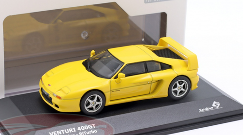 1/43 Solido 1994-1999 Venturi GT400 6 Zylinder BiTurbo (Yellow) Car Model