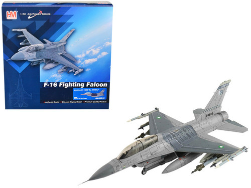 Lockheed Martin F-16BM Fighting Falcon Fighter Aircraft "84606 Su-30 Killer Pakistan Air Force" (2022) "Air Power Series" 1/72 Diecast Model by Hobby Master