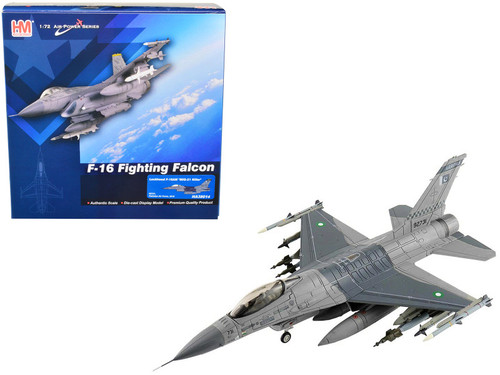 Lockheed Martin F-16AM Fighting Falcon Fighter Aircraft "92731 Mig-21 Killer Pakistan Air Force" (2019) "Air Power Series" 1/72 Diecast Model by Hobby Master