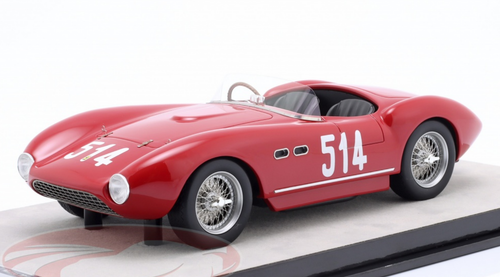 1/18 Tecnomodel 1953 Ferrari 735S 166MM #514 Mille Miglia Alberico Cacciari, Bill Mason Car Model