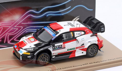 1/43 Spark 2022 Toyota GR Yaris Rally1 #1 2nd Rallye Monte Carlo 