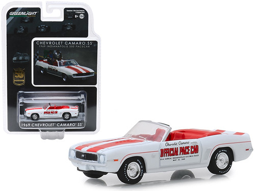 1/64 Greenlight 1969 Chevrolet Camaro SS Convertible Pace Car