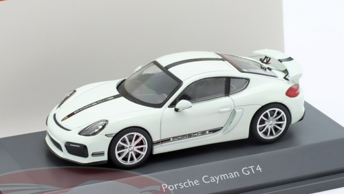 1/43 Schuco 2015 Porsche Cayman GT4 (981c) White) Car Model