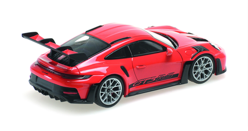1/43 Minichamps 2023 Porsche 911 (992) GT3 RS (Red with Silver Rims) Car Model