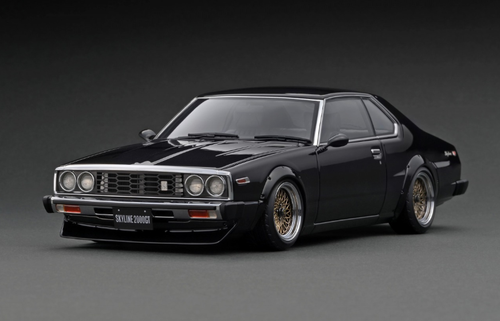 1/18 Ignition Model Nissan Skyline 2000 GT-ES (C210) Black (Limit 80 Pieces)