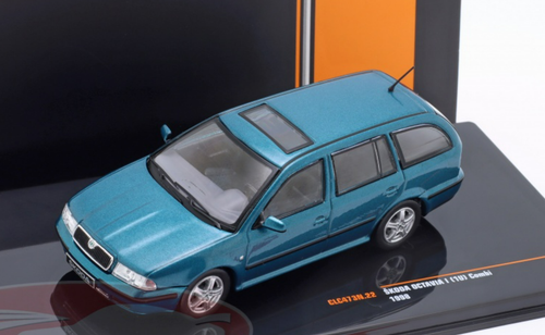 1/43 Ixo 1998 Skoda Octavia I (1U) Combi (Green Metallic) Car Model