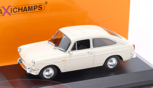 1/43 Minichamps 1966 Volkswagen VW 1600 TL (Cream White) Car Model