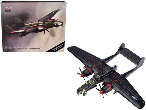 Northrop P-61B Black Widow Fighter Aircraft "Midnight Madness 548th Night Fighter Squadron" United States Army Air Forces 1/72 Diecast Model by Air Force 1